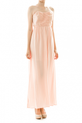 Sweetheart Neckline Lace Maxi Dress 