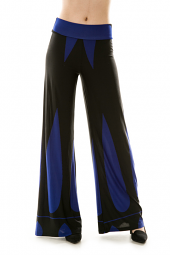 Colorblock Wide Leg Stretch Active Pants