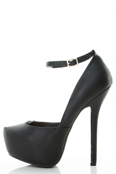 Ankle Strap Mary Jane Hidden Platform Women Pump Sandal Shoes