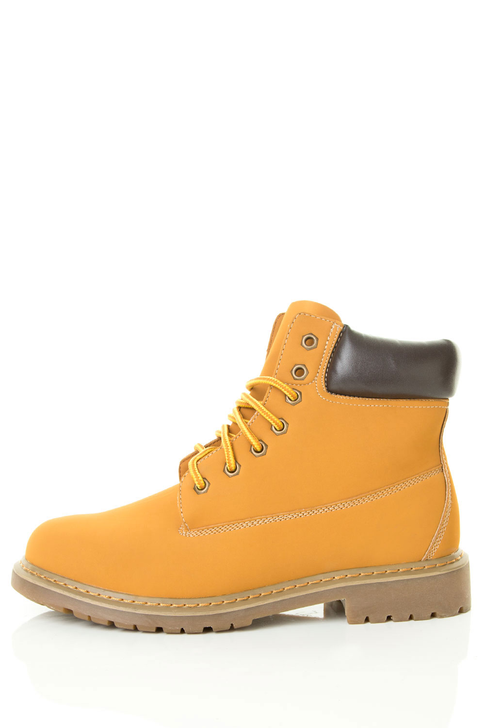 Polar Fox Men's Lace-Up Round Toe Chunky Work Boot